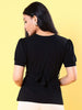 Women's V Neck Peplum Top
