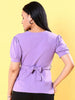 Women's V Neck Peplum Top