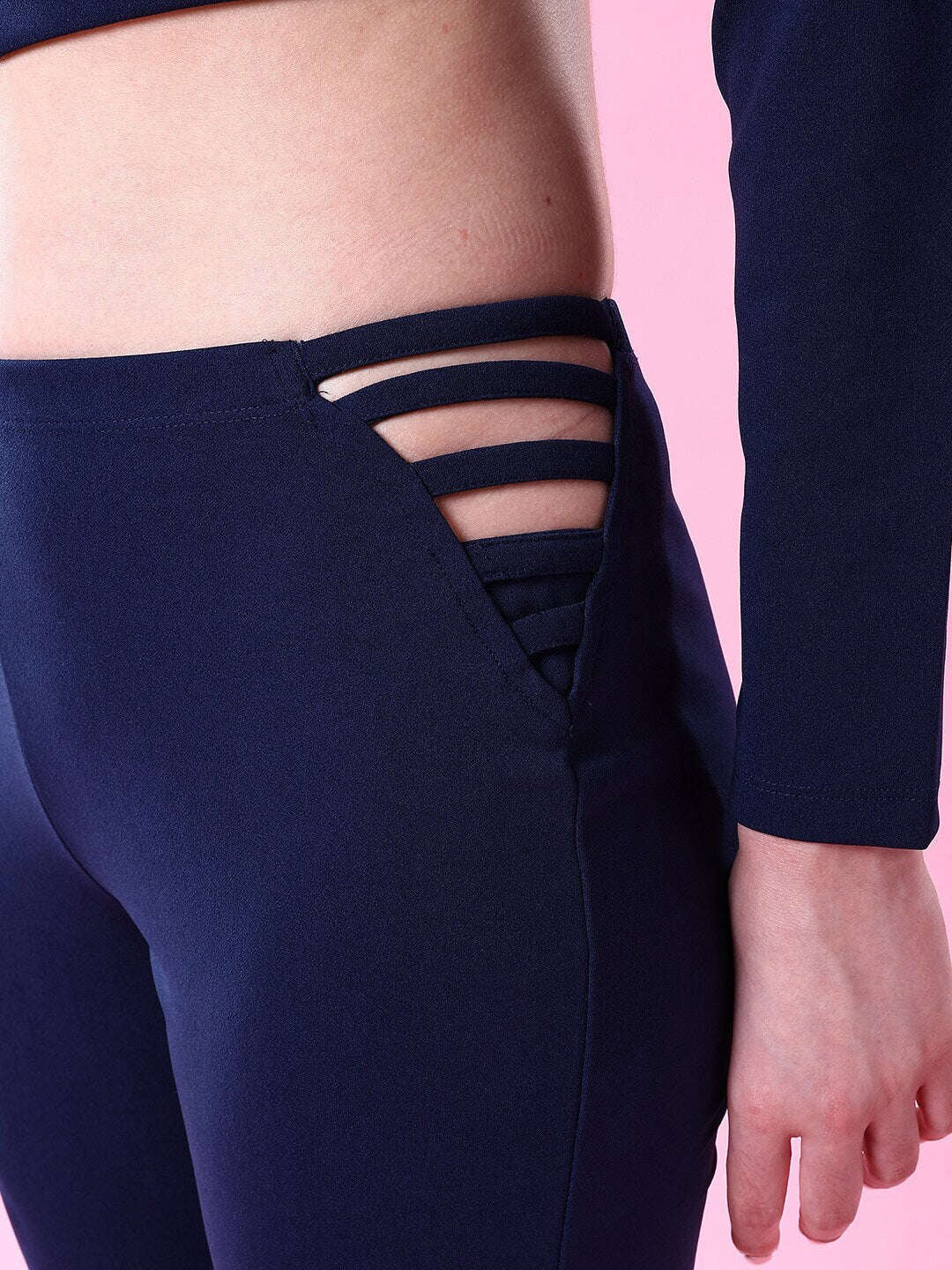 Women's Bootcut Pant With Waist Strings