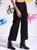 Women's Solid Wide Leg Trouser