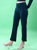 Women's Solid Wide Leg Trouser