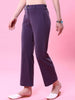 Women's Solid Wide Leg Trouser