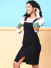 Women's Corduroy Knee Length Dungaree Skirt