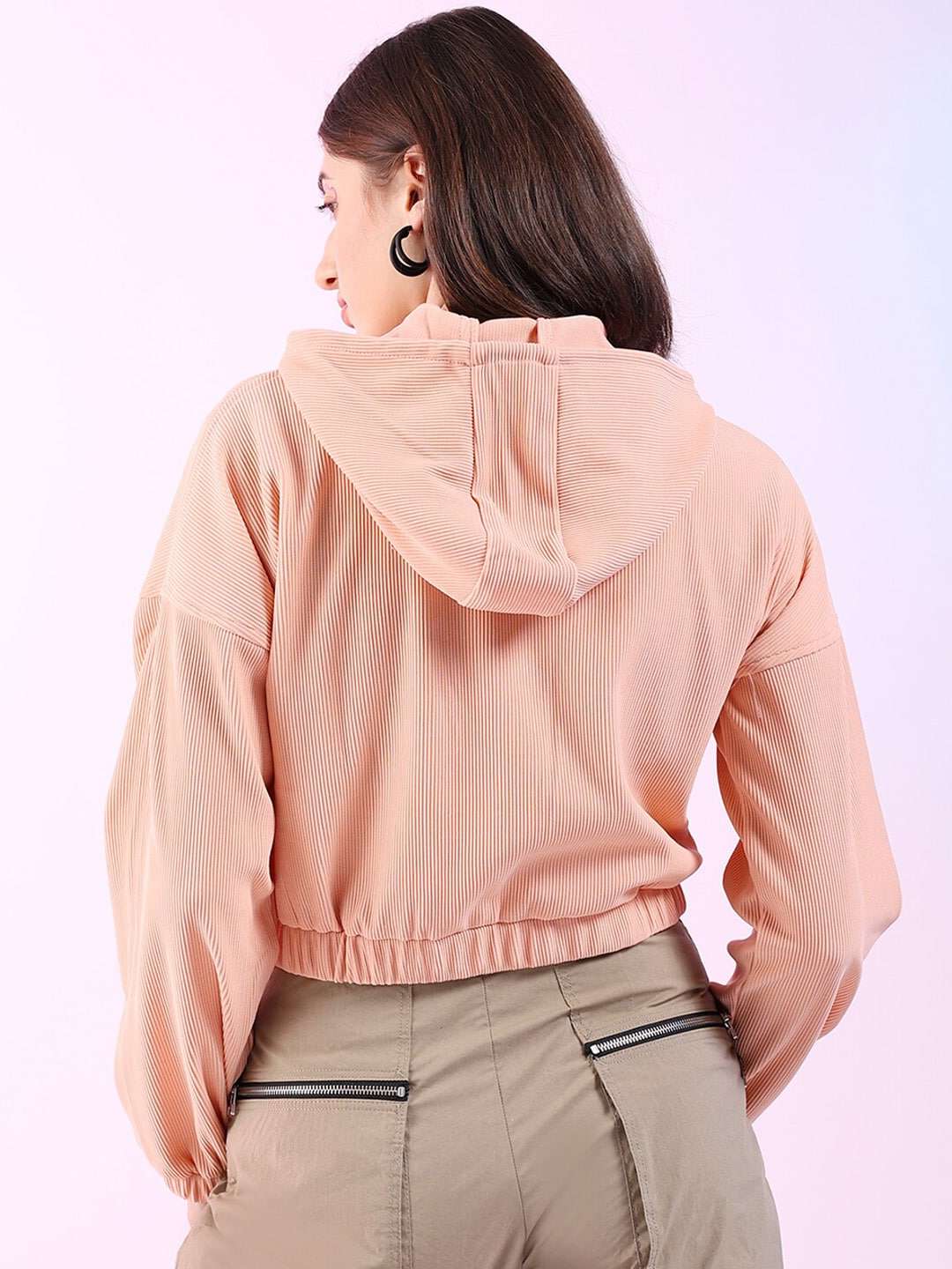 Women's Corduroy Hooded Jacket