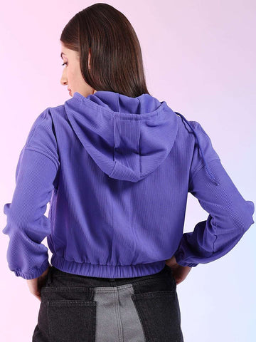 Women's Corduroy Hooded Jacket
