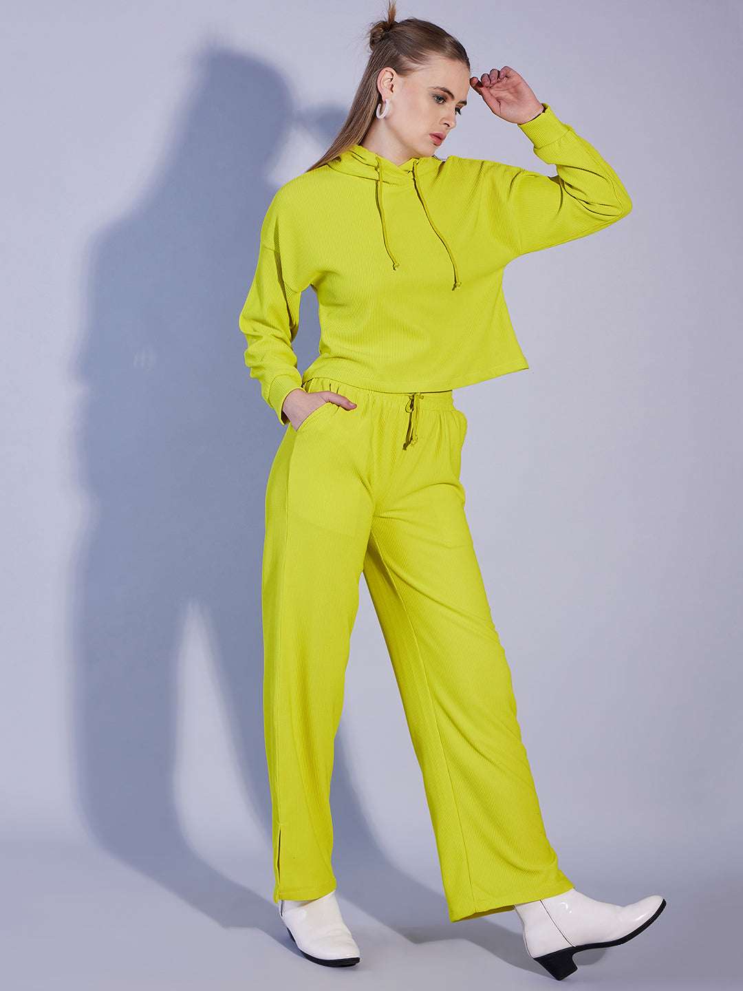 Women's Solid Co-Ords Set