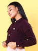 Women's Patch Pocket Corduroy Crop Shirt