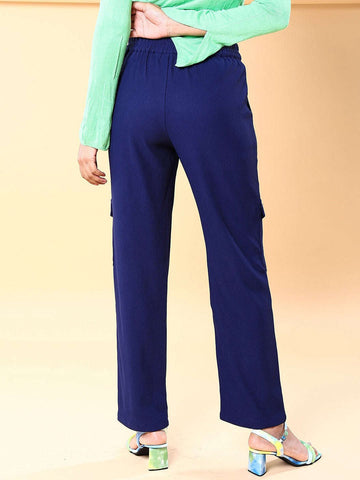 Women's Cargo Pocket Corduroy Flare Pant