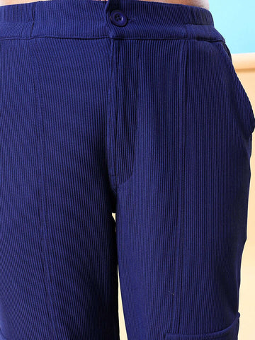 Women's Cargo Pocket Corduroy Flare Pant