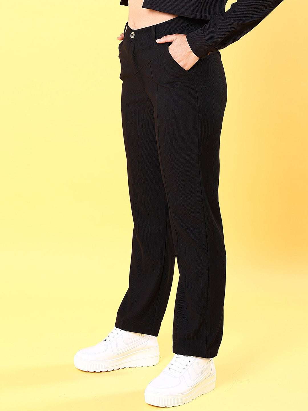 Women's Cut And Sew Tapered Corduroy Pant