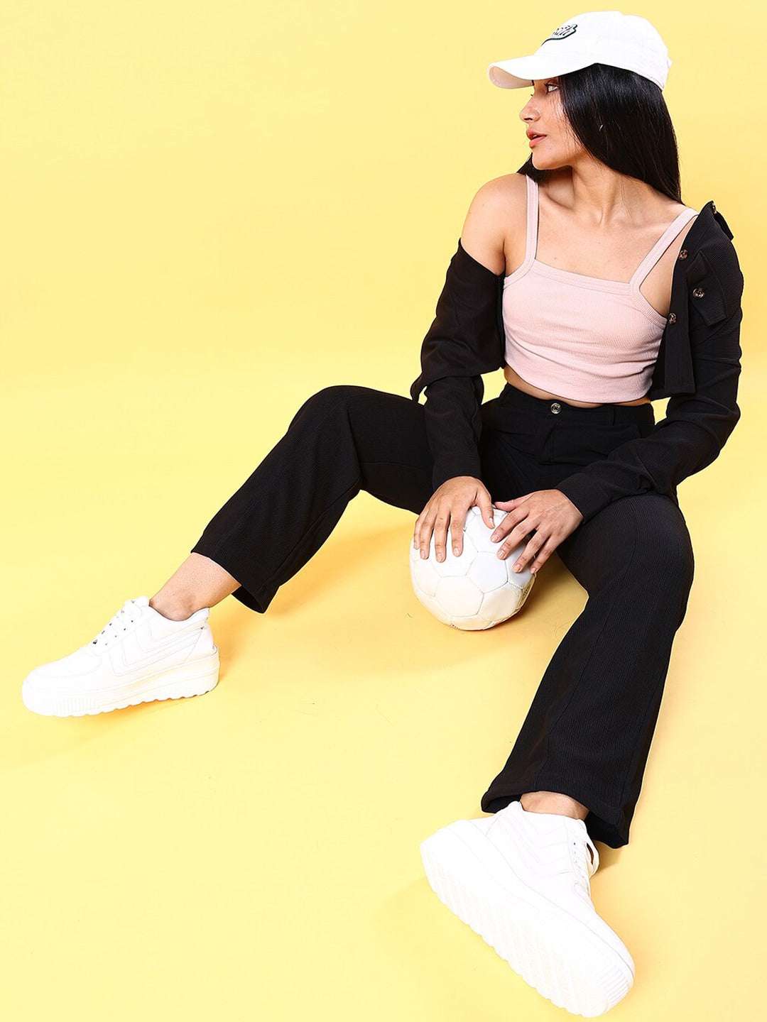 Women's Cut And Sew Tapered Corduroy Pant