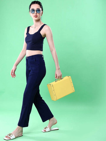 Women's Cut And Sew Tapered Corduroy Pant