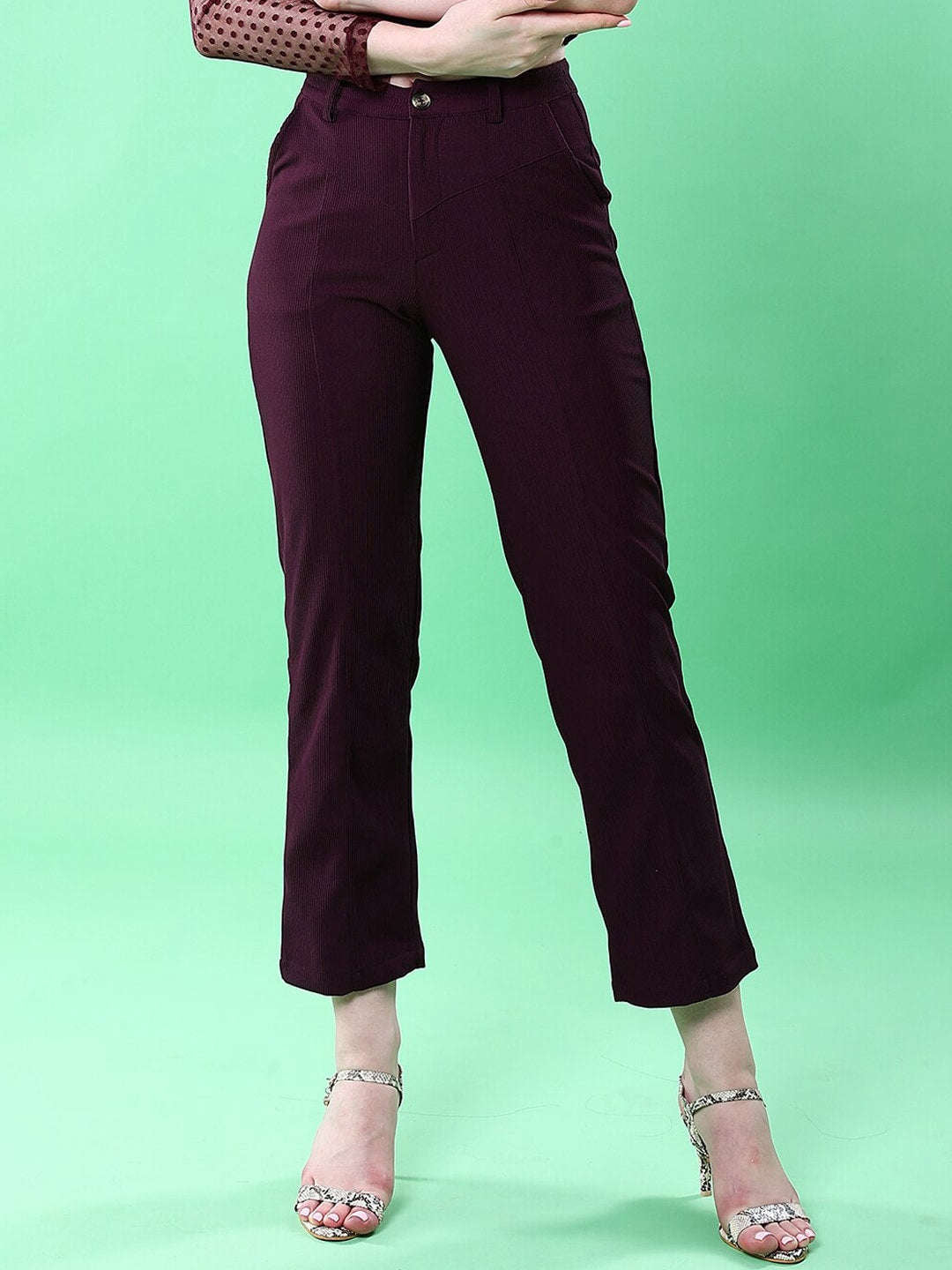 Women's Cut And Sew Tapered Corduroy Pant