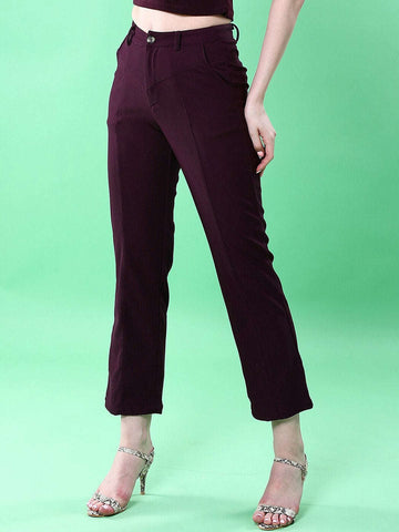 Women's Cut And Sew Tapered Corduroy Pant