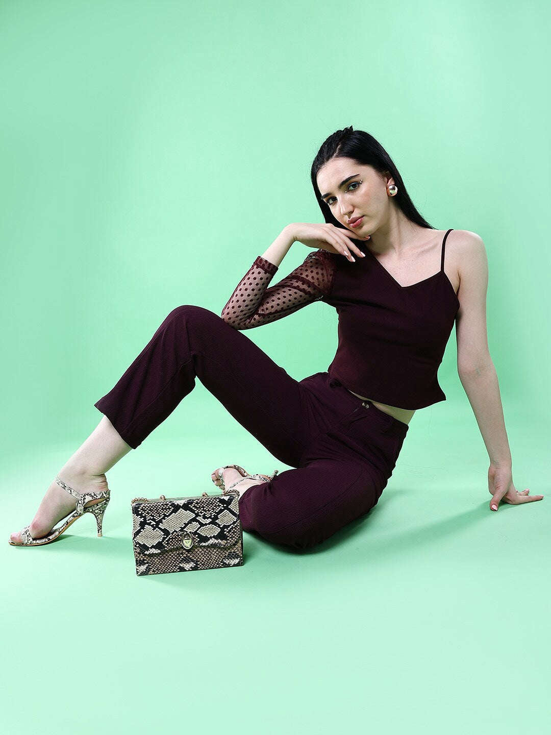 Women's Cut And Sew Tapered Corduroy Pant