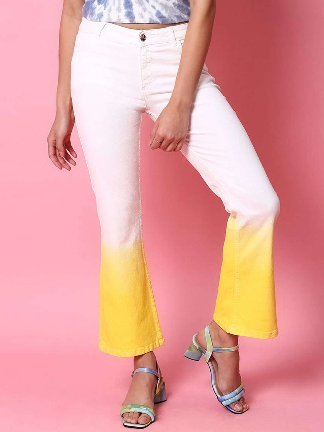 Women's Ombre Bootcut Denim Jeans