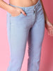 Women's Light Wash Bootcut Denim Jeans