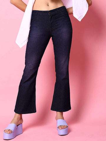 Women's Tinted Bootcut Denim Jeans