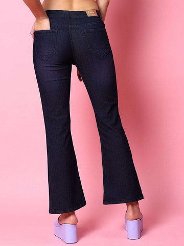 Women's Tinted Bootcut Denim Jeans