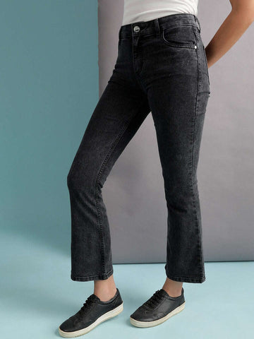 Women's Mid Wash Bootcut Denim Jeans