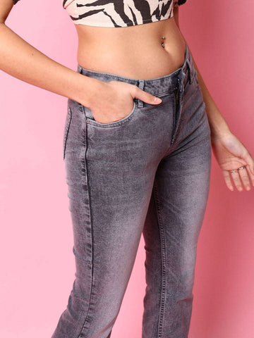 Women's Light Wash Bootcut Denim Jeans