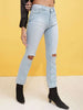 Women's Mid Wash Bootcut Denim Jeans