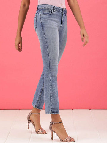 Women's Mid Wash Bootcut Denim Jeans