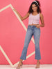 Women's Mid Wash Bootcut Denim Jeans
