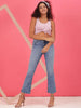Women's Mid Wash Bootcut Denim Jeans