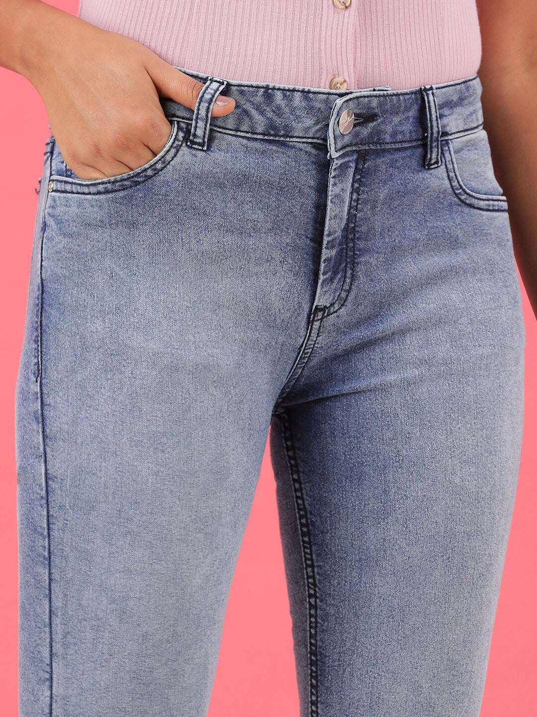 Women's Mid Wash Bootcut Denim Jeans