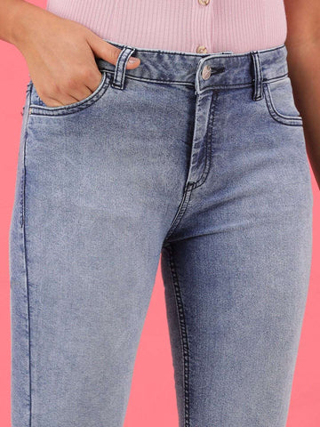 Women's Mid Wash Bootcut Denim Jeans