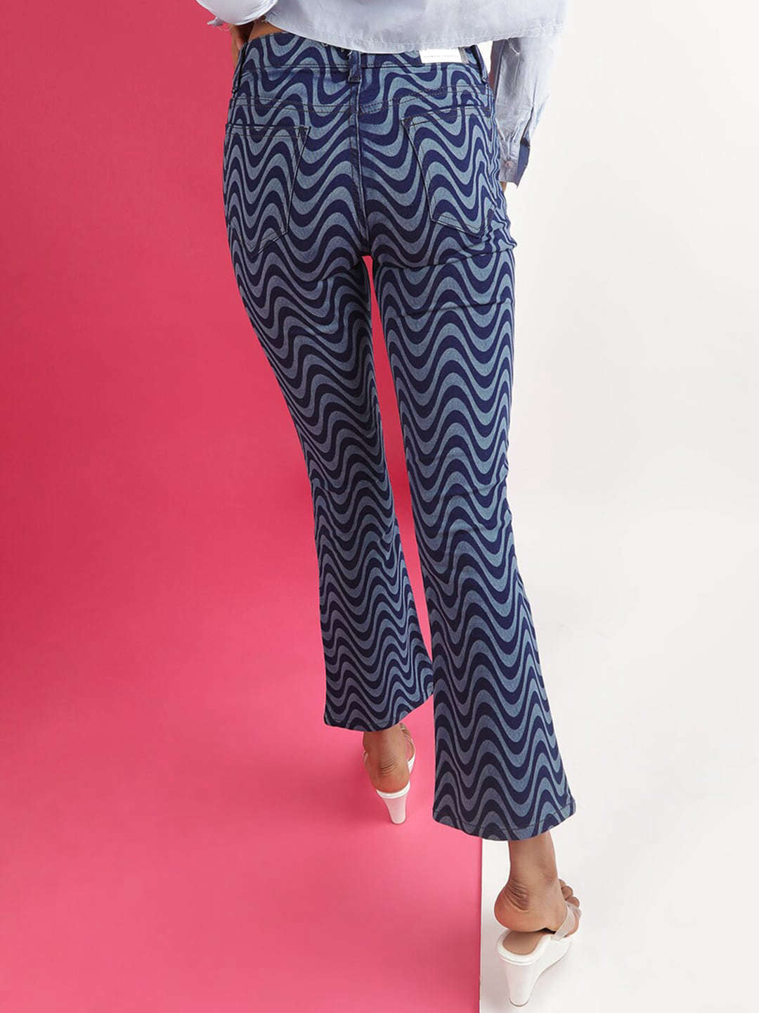 Women's Laser Bootcut Denim Jeans