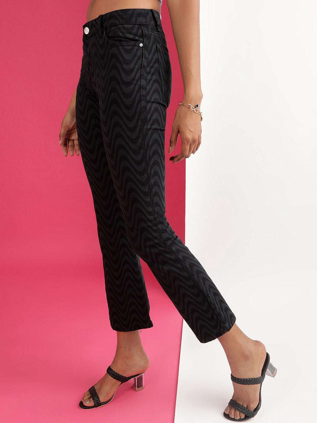 Women's Laser Bootcut Denim Jeans