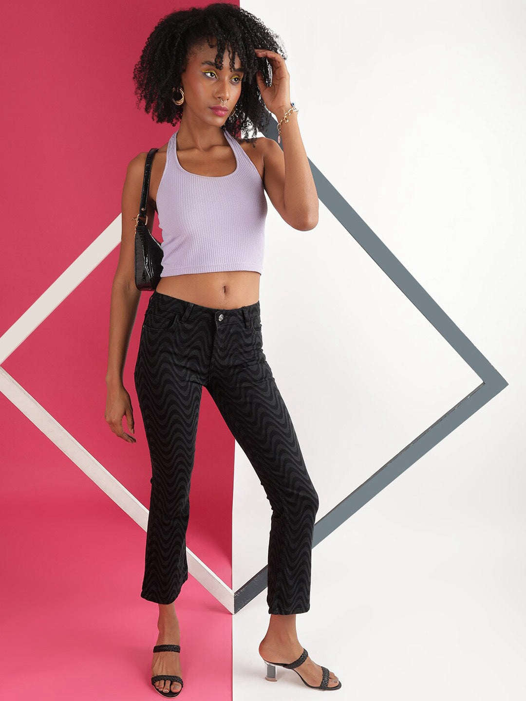 Women's Laser Bootcut Denim Jeans