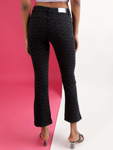 Women's Laser Bootcut Denim Jeans