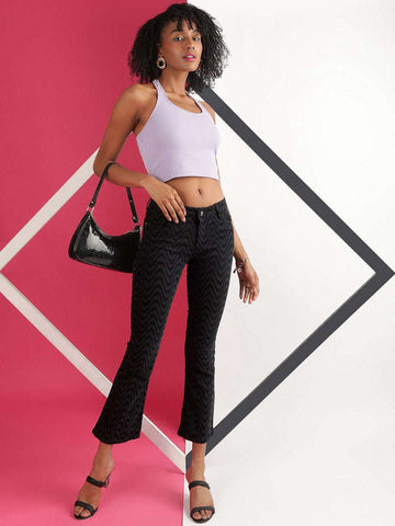 Women's Laser Bootcut Denim Jeans