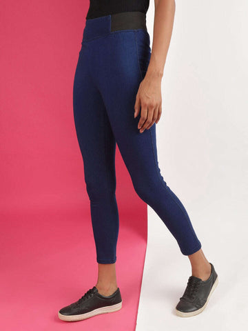 Women's Elasticated Denim Jegging