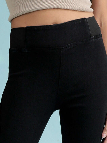 Women's Elasticated Denim Jegging