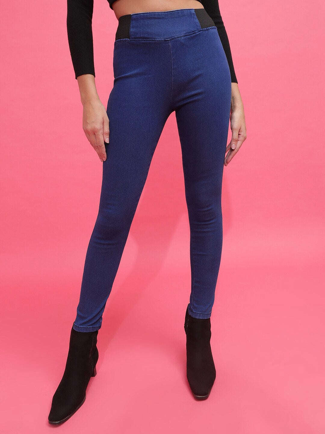Women's Elasticated Denim Jegging