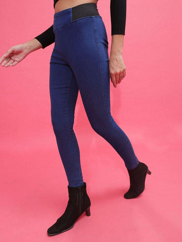Women's Elasticated Denim Jegging