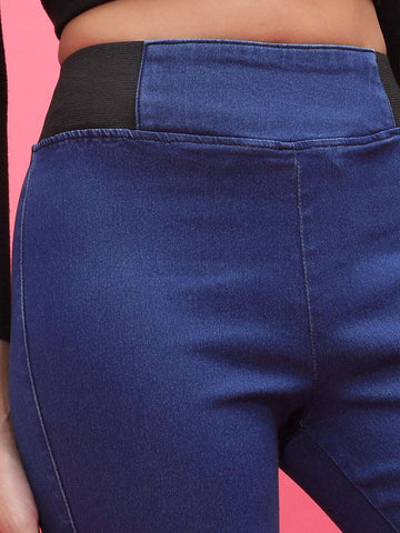 Women's Elasticated Denim Jegging