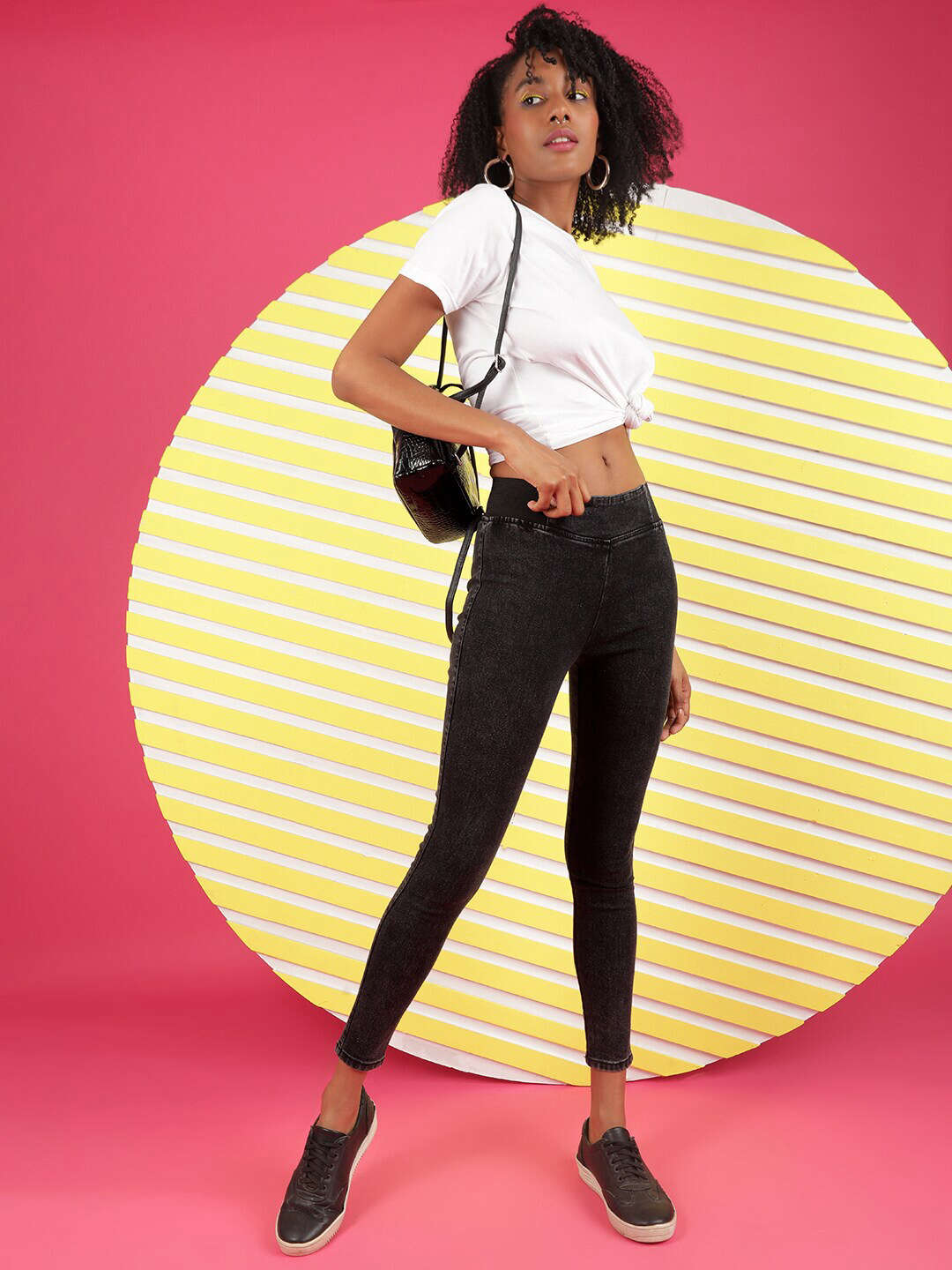 Women's Elasticated Denim Jegging