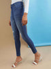 Women's Distressed Skinny Fit Denim Jeans