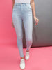 Women's Light Wash Skinny Fit Denim Jeans