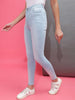 Women's Light Wash Skinny Fit Denim Jeans