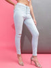 Women's Distressed Skinny Fit Denim Jeans