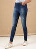 Women's Distressed Skinny Fit Denim Jeans