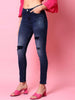 Women's Distressed Slim Fit Jeans