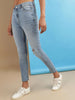 Women's Distressed Slim Fit Jeans