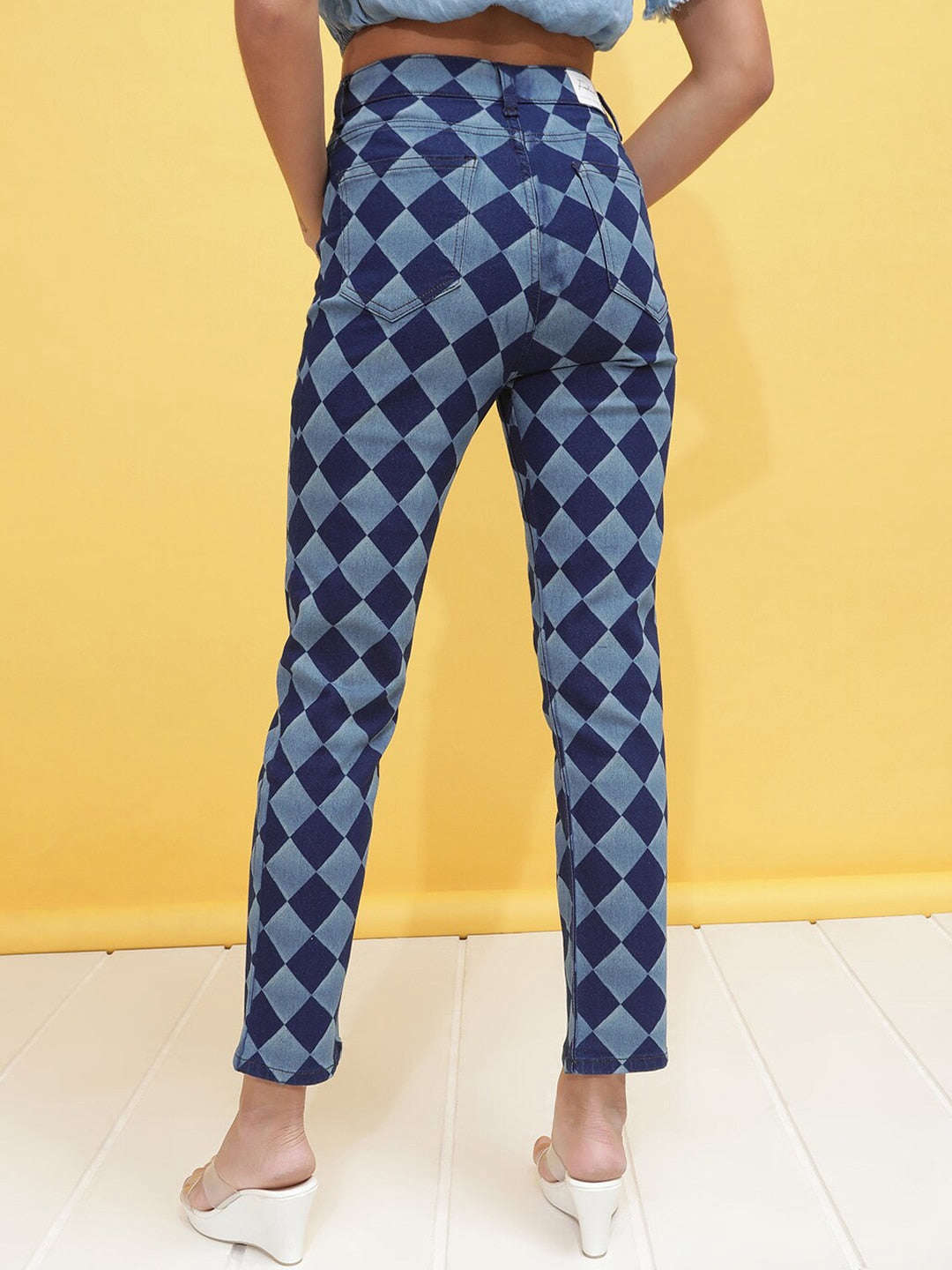 Women's Laser Straight Fit Denim Jeans